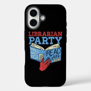 Books - The Librarian Party Book Lover Gift iPhone 16 Case