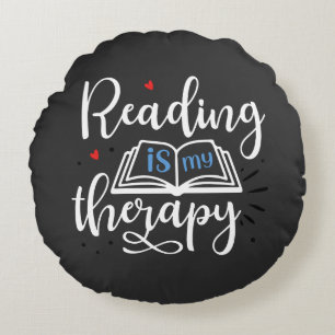 Books to Read Together Round Pillow