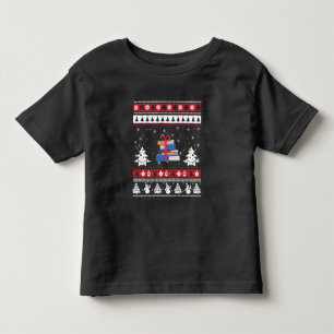 Books Ugly Christmas Funny Reading Gifts Toddler T-shirt