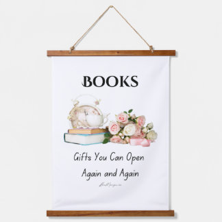 Books Wall Tapestry