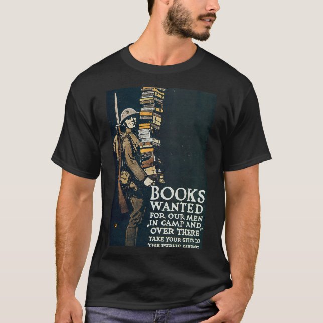 Books Wanted World War II T-Shirt (Front)