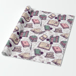 Books Wrapping Paper