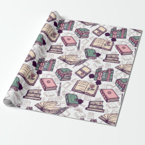 Books Wrapping Paper