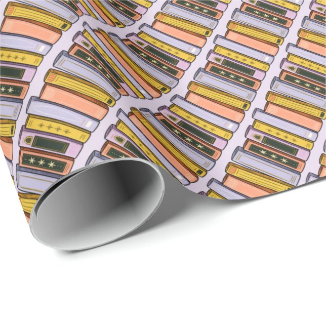 Books Wrapping Paper (Roll Corner)