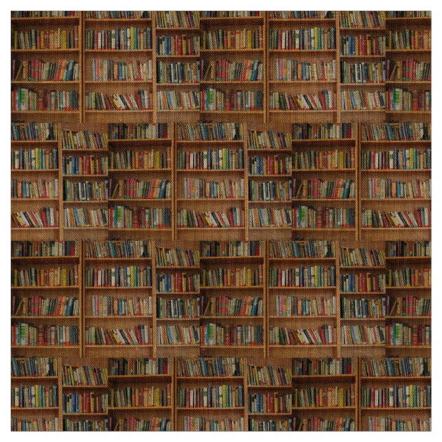 Bookshelf background fabric (Swatch)