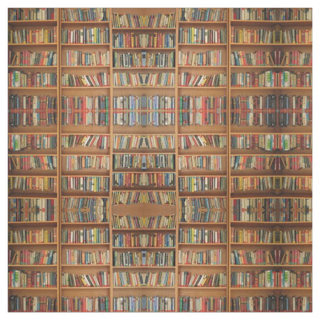 Bookshelf background fabric (Swatch)