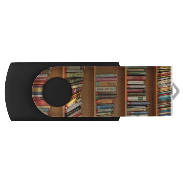 Bookshelf background flash drive (Front)