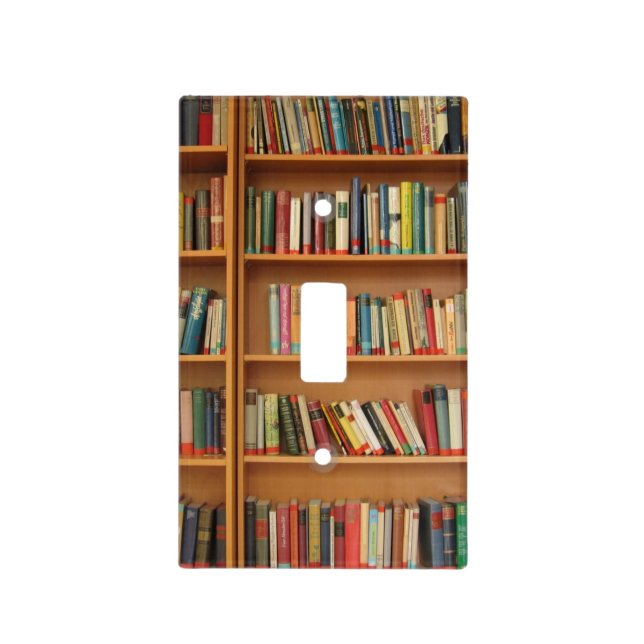 Bookshelf background light switch cover (Front)