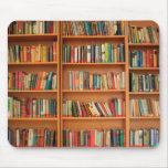 Bookshelf Books Library Bookworm Reading Mouse Pad at Zazzle