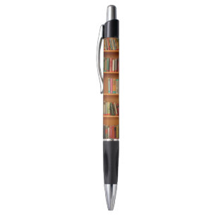 Bookshelf Books Library Bookworm Reading Pen
