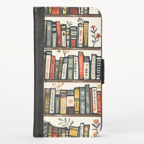 Bookshelf  iPhone x wallet case