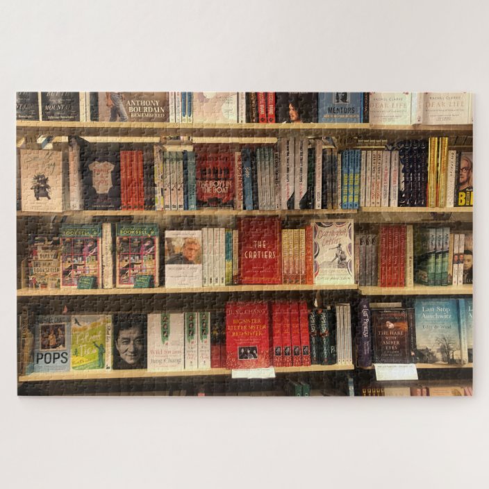 bookshelf jigsaw puzzle