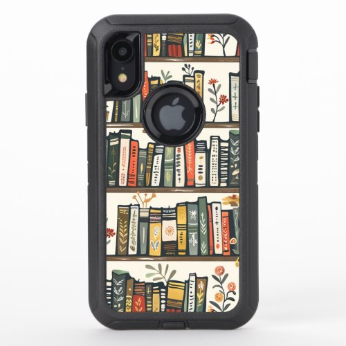 Bookshelf  OtterBox defender iPhone XR case