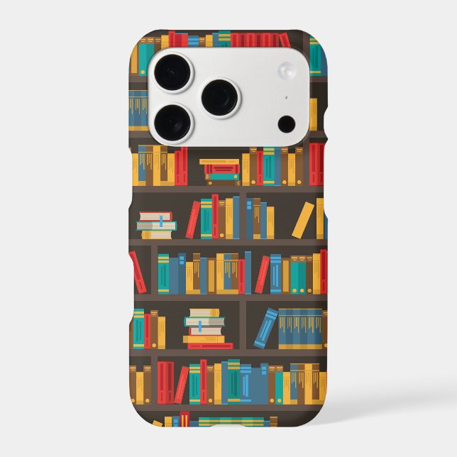 Bookshelf Reading Love Iphone Case (Back)