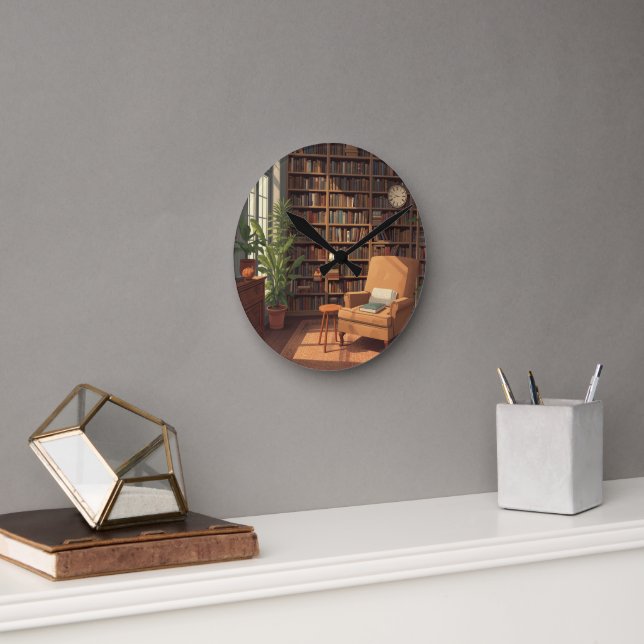 BookShelf  Round Clock (Office)