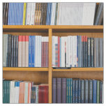 Bookshelf Themed, Neatly Set Wooden  Bookshelves A Fabric