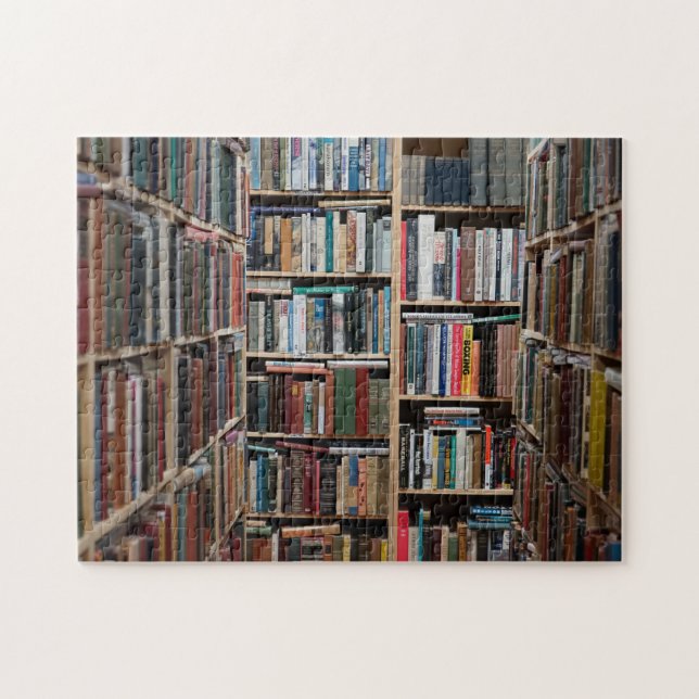 Bookstore Bookshelves in New Hampshire Jigsaw Puzzle (Horizontal)