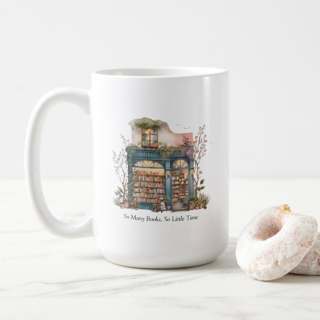 Bookstore Mug (With Donut)