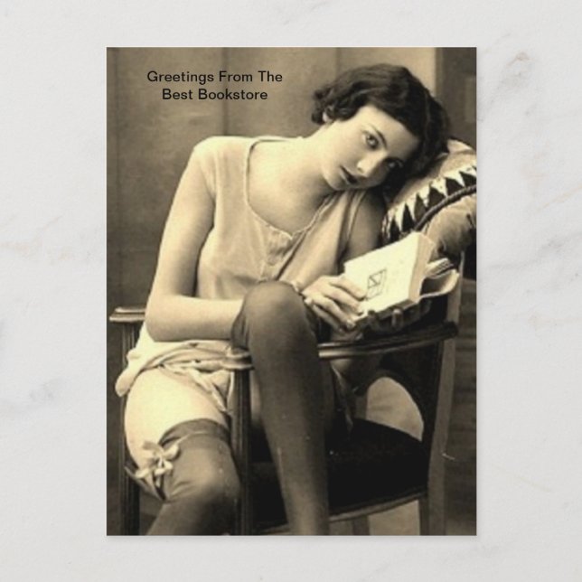 bookstore postcard wheeling wv. (Front)