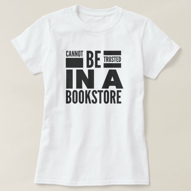 Bookstore Reading Love T-Shirt (Design Front)