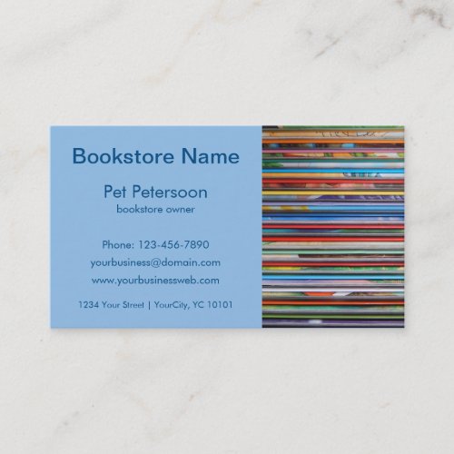 bookstore unique business card