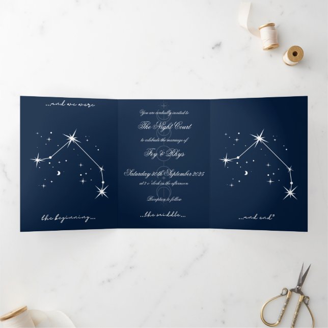  BookTok Romantacy Wedding Invite - Aries (Inside)