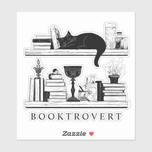 Booktrovert Book Lover's  Sticker (Sheet)