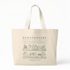 Booktrovert Editable Color Book Lover Tote Bag