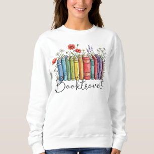 Booktrovert, funny book lover design  sweatshirt