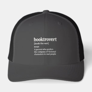 Booktrovert Literary Definition Hat