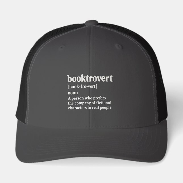 Booktrovert Literary Definition Hat (Front)