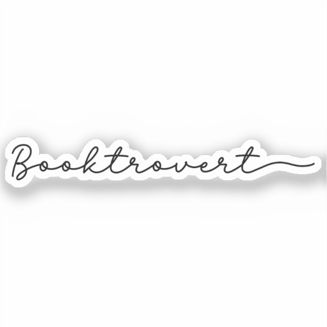 Booktrovert Sticker (Front)