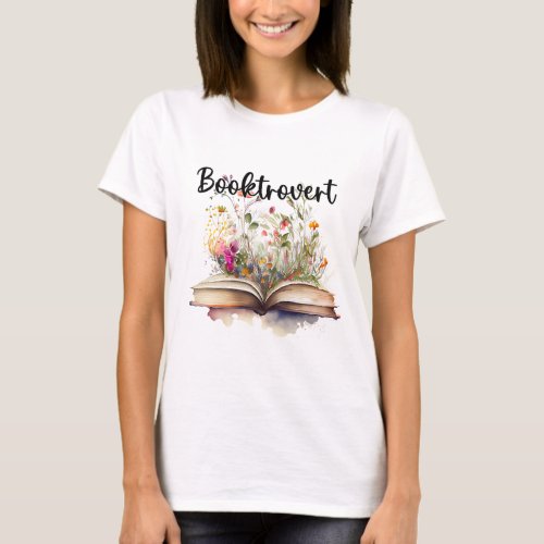 Booktrovert tee book worm tee bookish tee