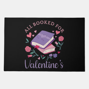 Bookworm - All Booked For Valentine's II Doormat