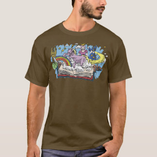 Bookworm Avid ReaderFairy Tale Fantasy Book Readin T-Shirt