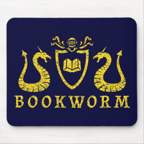 Bookworm Blazon Mousepad