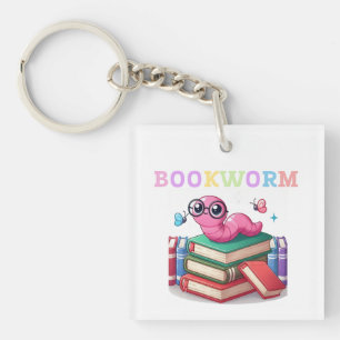 Bookworm Bliss Keychain