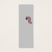 bookworm bookmark (Back)