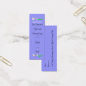 Bookworm bookmark to customize and hand out! (Office)