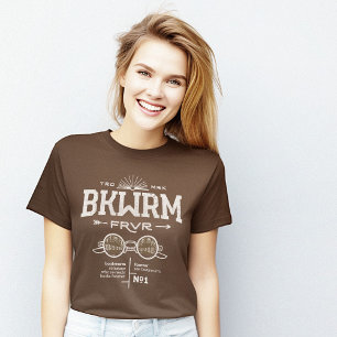 Bookworm Definition BKWRM Brown T-Shirt
