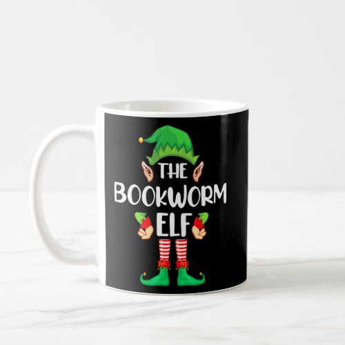 Bookworm Elf Matching Family Group Christmas Party Coffee Mug