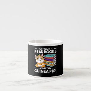 bookworm guinea pig mom reading gift guinea pig espresso cup