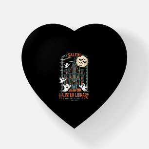 Bookworm Halloween Shirt Haunted Library Paperweight