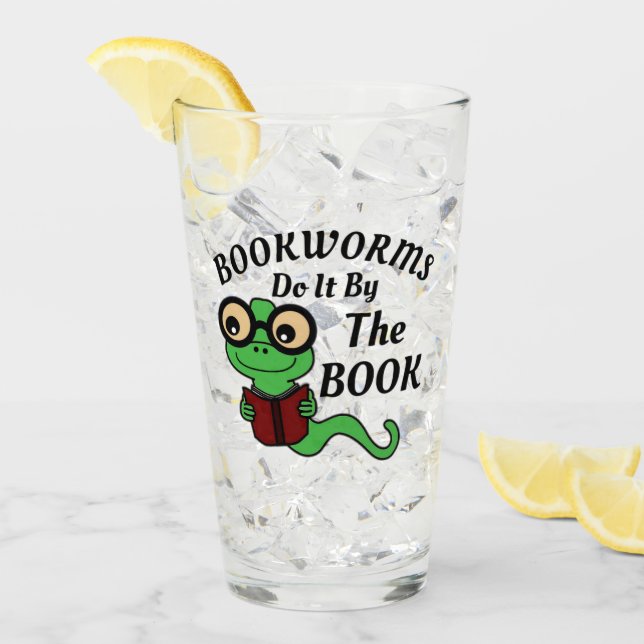 Bookworm Humor Glass (Front Ice)