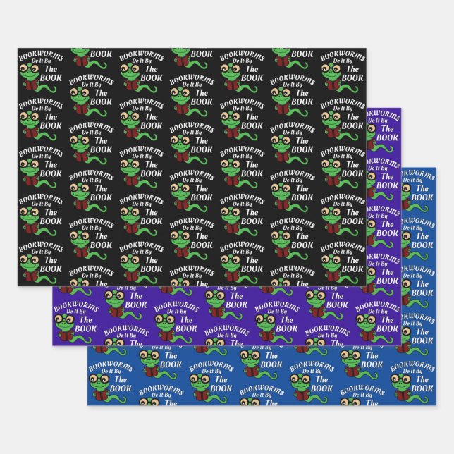 Bookworm Humor  Wrapping Paper Sheets (Set)
