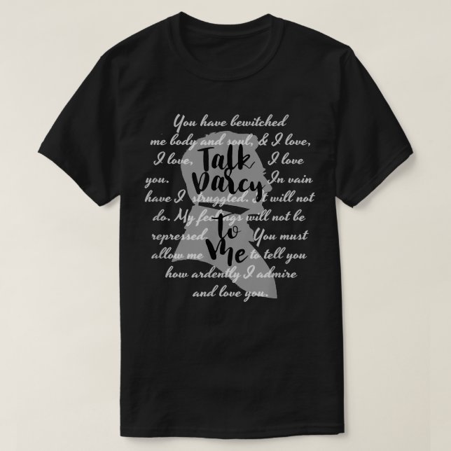 Bookworm  Jane Austen s Literary t Reading T-Shirt (Design Front)