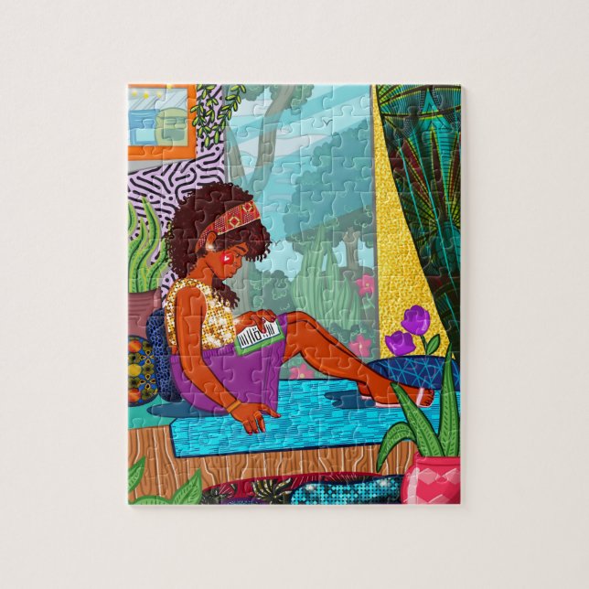 Bookworm Jigsaw Puzzle (Vertical)