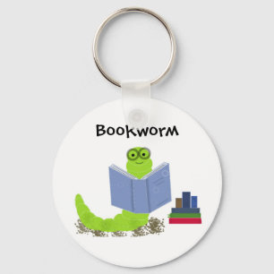 Bookworm Keychain