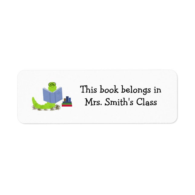 Bookworm Label (Front)