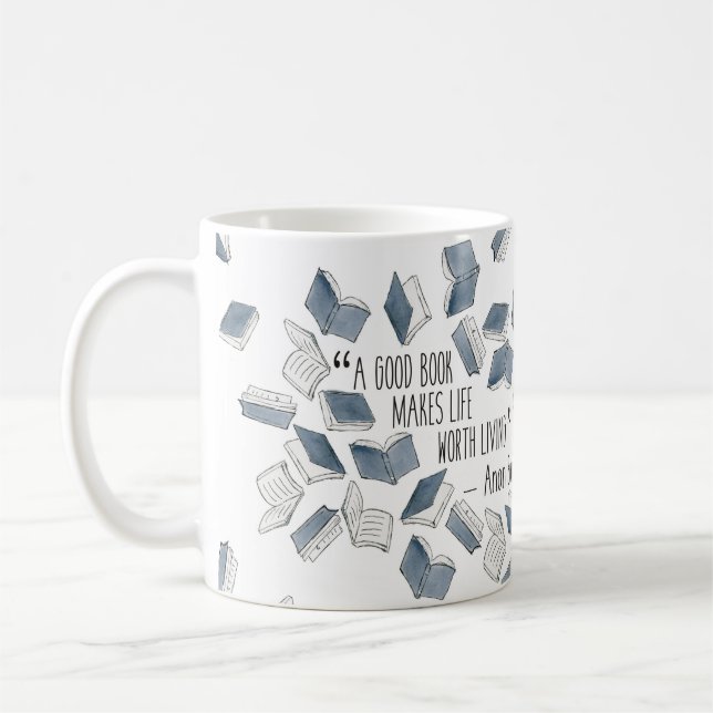 Bookworm Mug (Left)